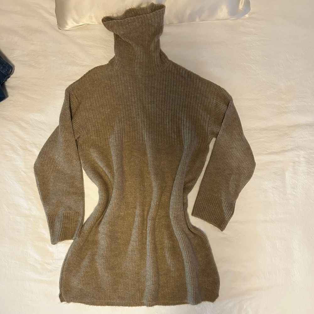 Topshop Turtleneck Sweater Dress